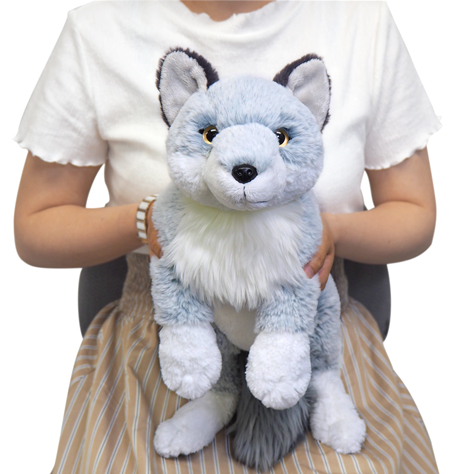 ひざおおかみ ぬいぐるみ (M) - サンレモン